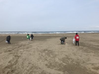 定例海岸清掃を実施しました！(^_-)